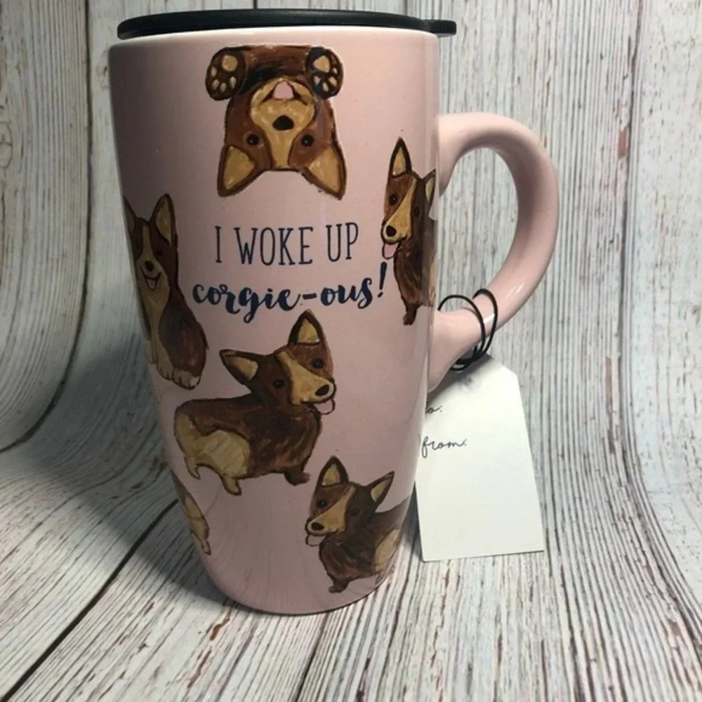 Corgi travel mug
